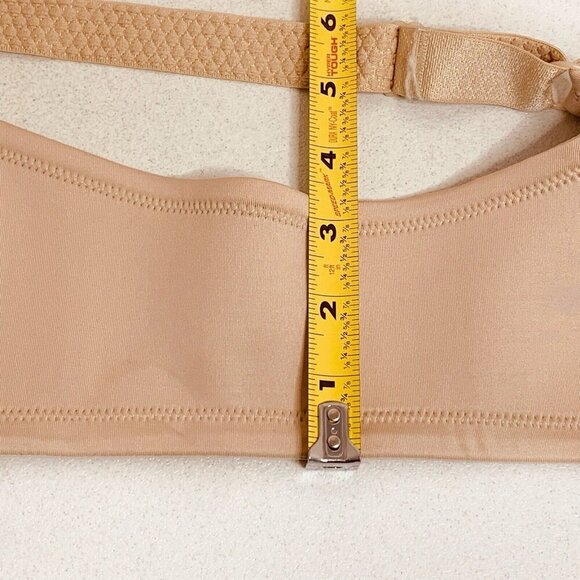 Vanity Fair Beauty Back Bra 44C Beige 76380 Embroidered Detail Smoothing - Picture 8 of 9